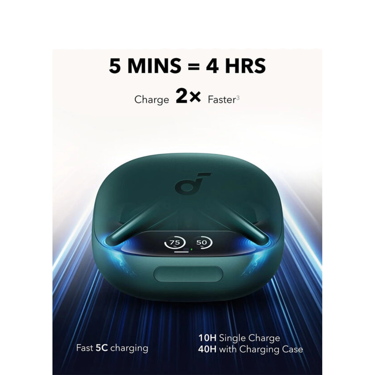 ایربادز بی سیم ANKER مدل Liberty 4 Pro A3954H61 - سبز (گارانتی 18ماهه حافظه طلایی ایستا)